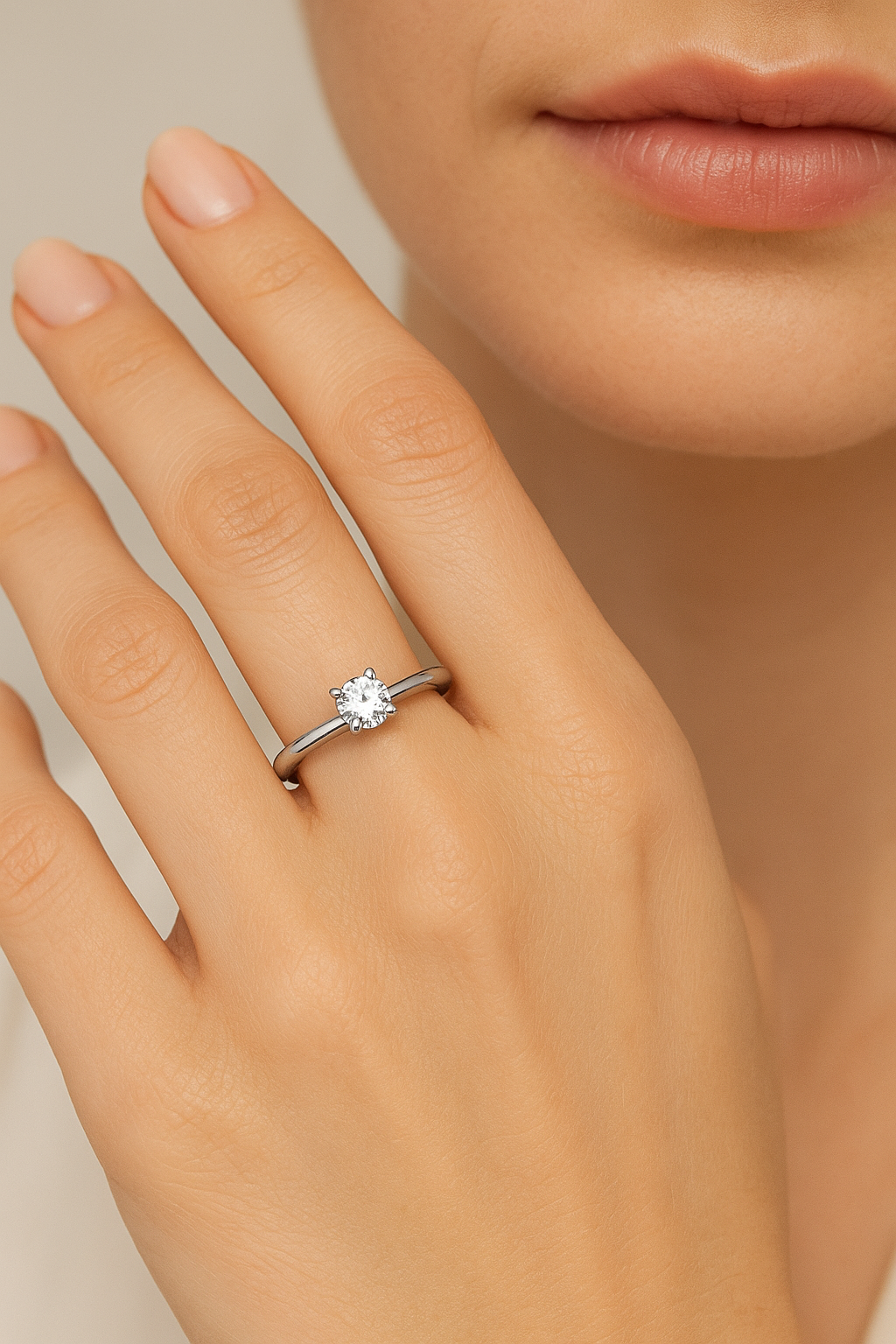 Adjustable Couple Promise Ring Set – Matching His & Her Love Bands