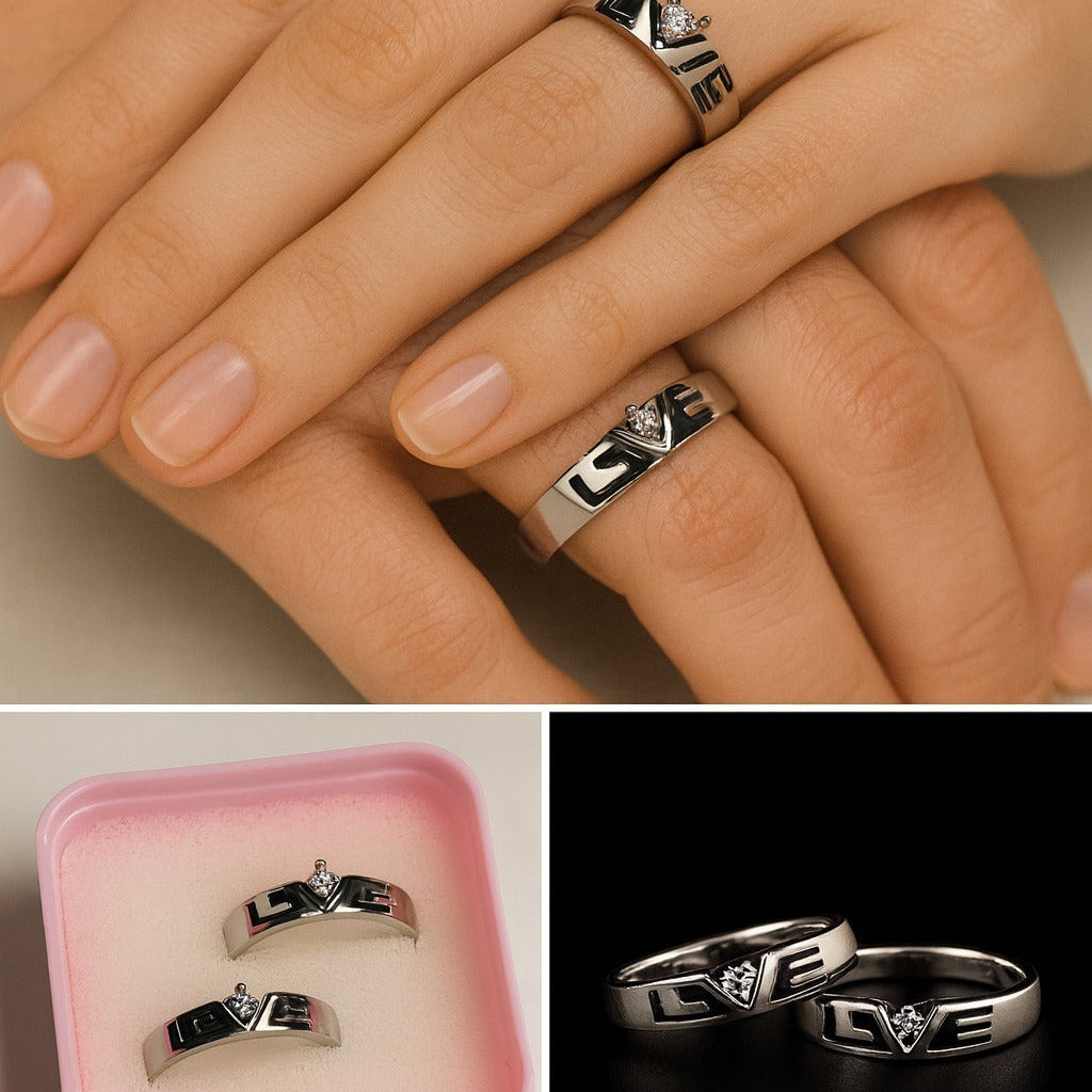 Adjustable Couple Rings – Matching His & Hers