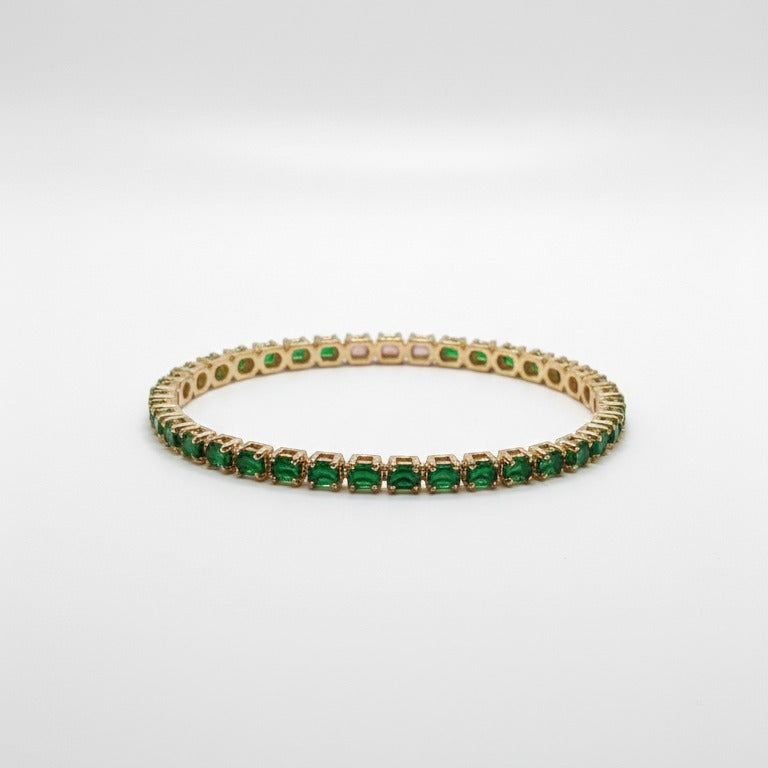 Green Emerald-Like Crystal Earrings – Sparkling Statement Jewelry